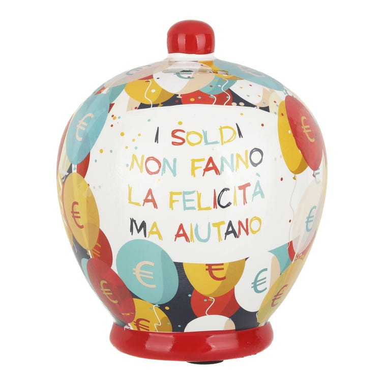 Salvadanaio in terracotta (h18cm)
